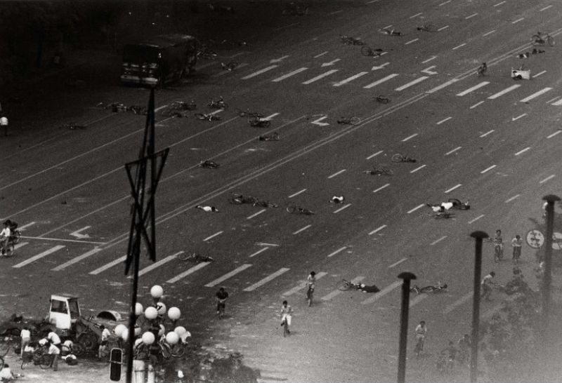 4 juin 1989, la Place Tian'anmen | Photo. Jeff Widener©