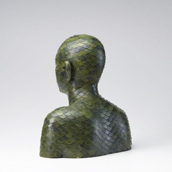 Human Human | Buste 1 | Incrustation de jade | Ah Xian©